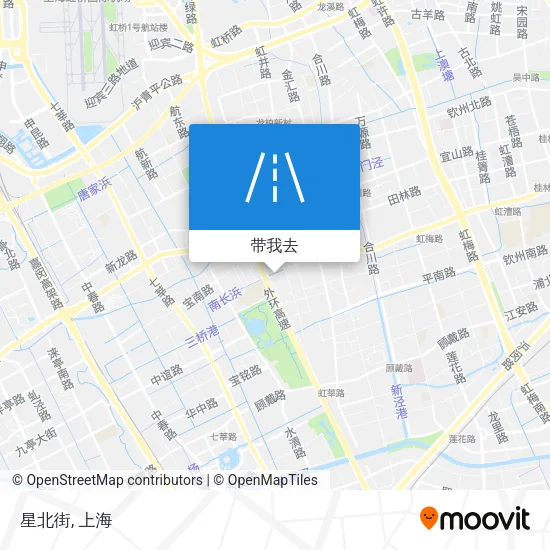 星北街地图