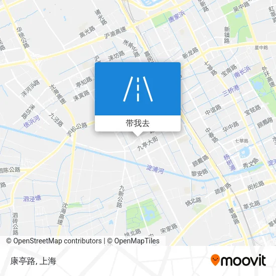康亭路地图