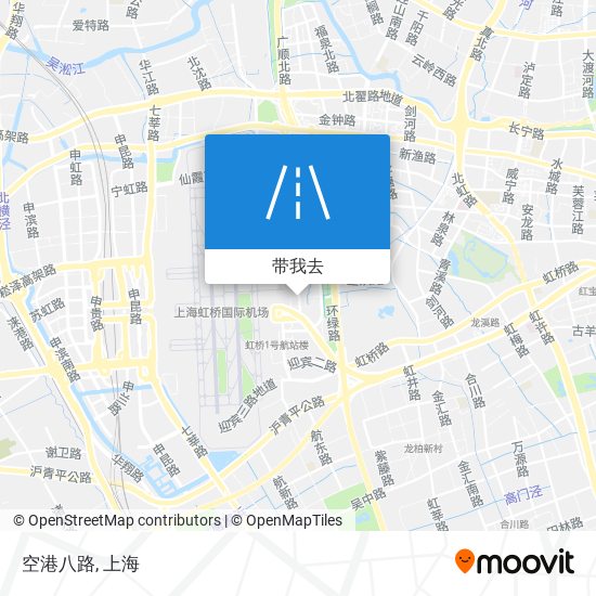空港八路地图