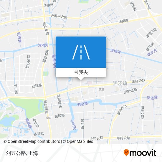 刘五公路地图