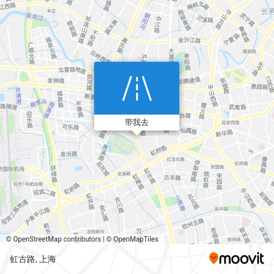 虹古路地图