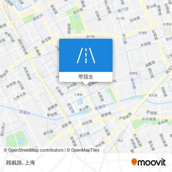 顾戴路地图