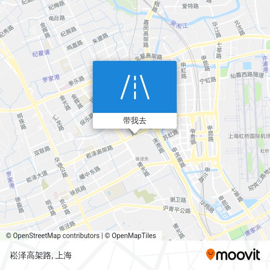 崧泽高架路地图