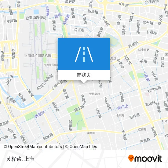 黄桦路地图