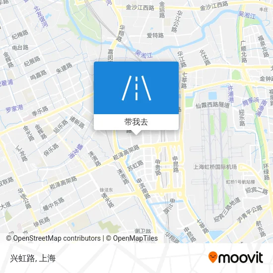 兴虹路地图