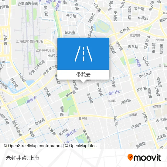 老虹井路地图