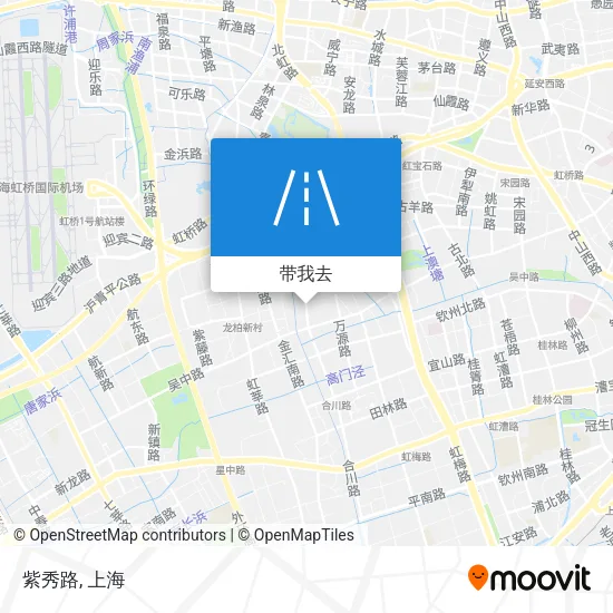 紫秀路地图