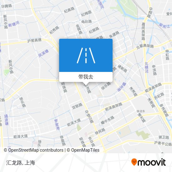 汇龙路地图