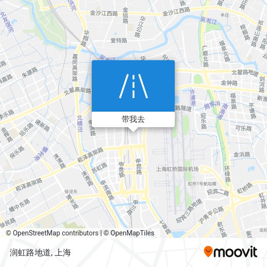 润虹路地道地图
