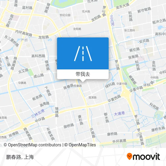 鹏春路地图