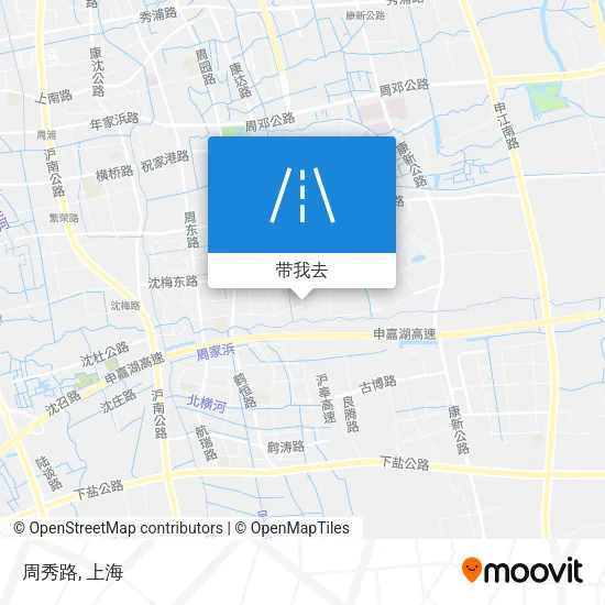 周秀路地图