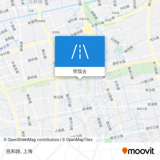燕和路地图