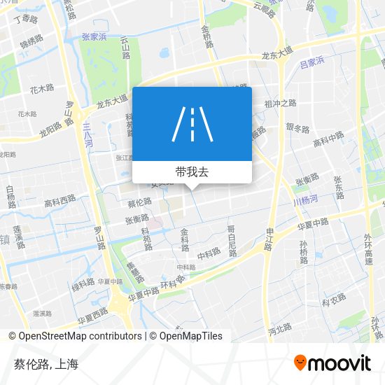 蔡伦路地图