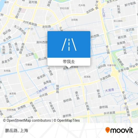 鹏岳路地图