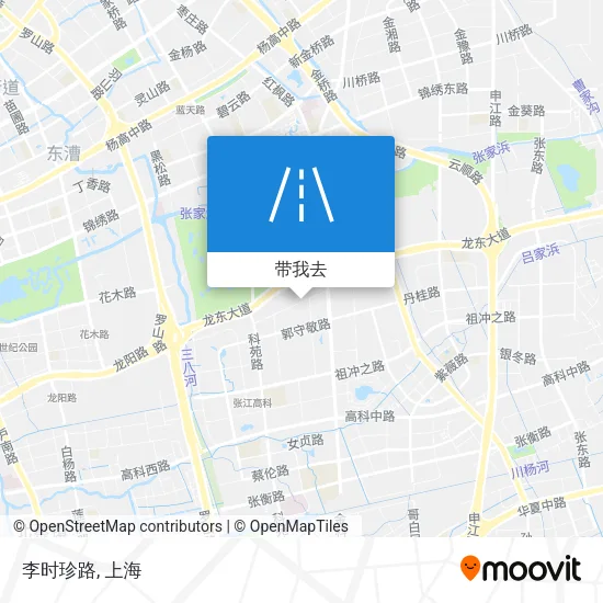 李时珍路地图