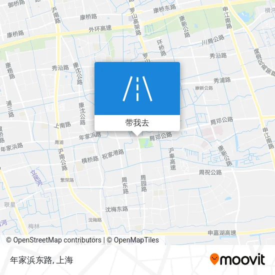 年家浜东路地图