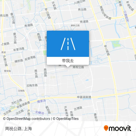周祝公路地图