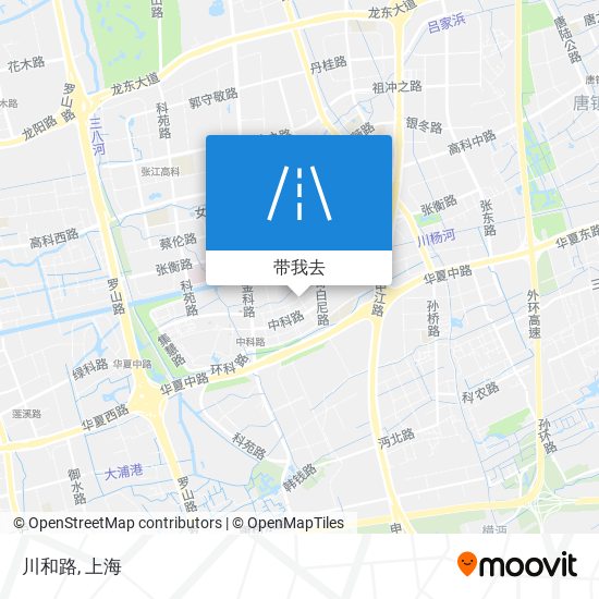 川和路地图