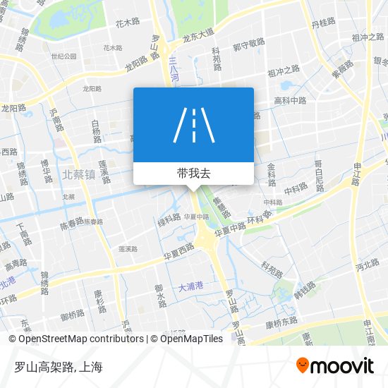 罗山高架路地图