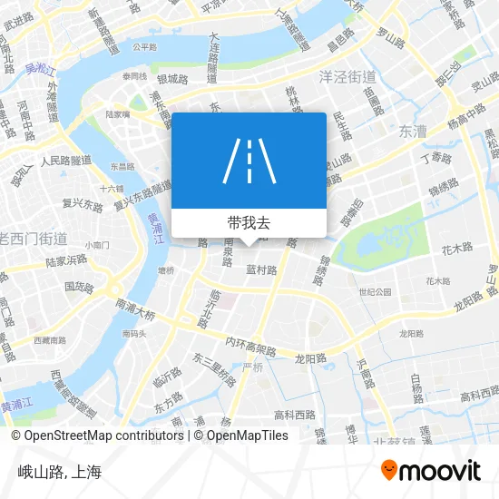 峨山路地图