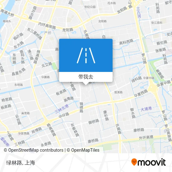 绿林路地图