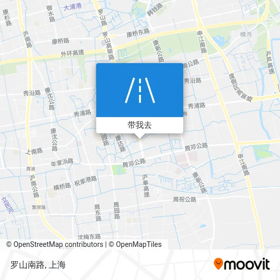 罗山南路地图