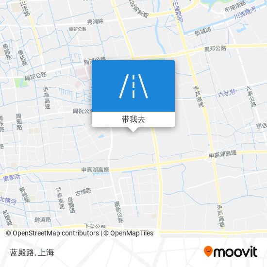 蓝殿路地图