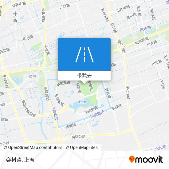 栾树路地图