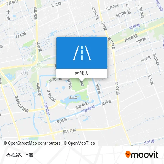 香樟路地图