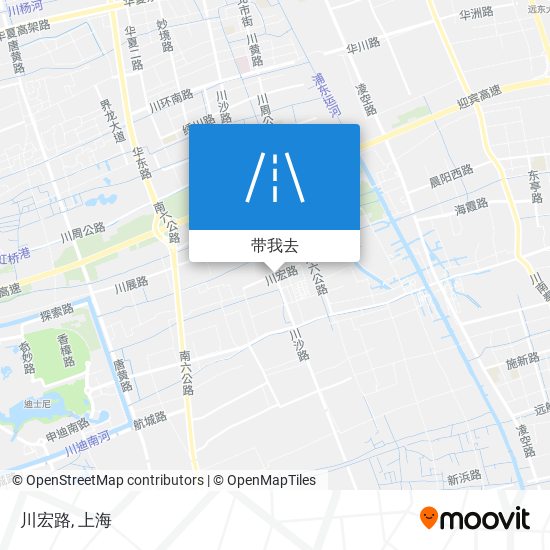 川宏路地图