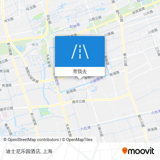 迪士尼乐园酒店地图