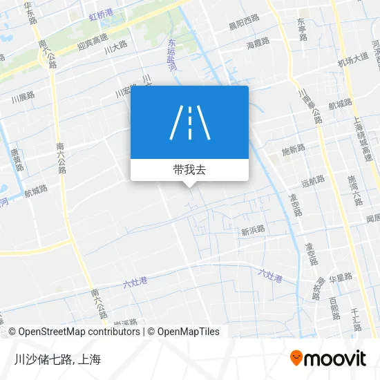 川沙储七路地图