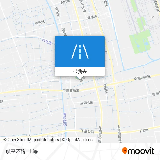 航亭环路地图