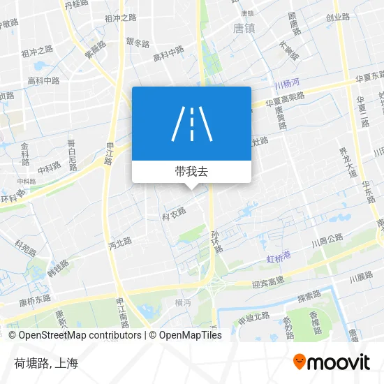 荷塘路地图