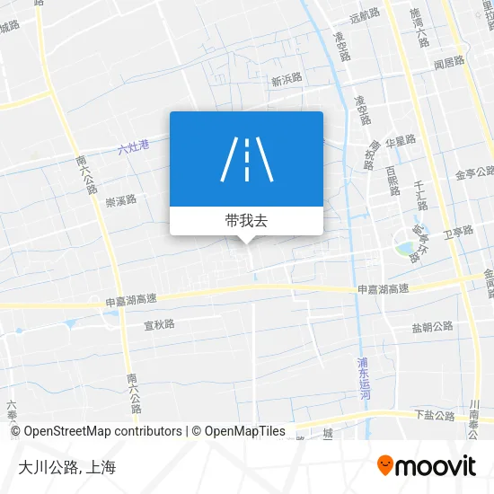 大川公路地图