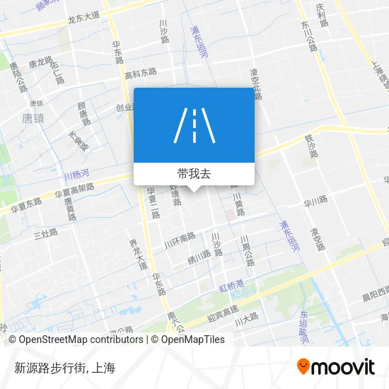 新源路步行街地图