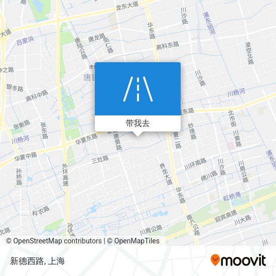 新德西路地图