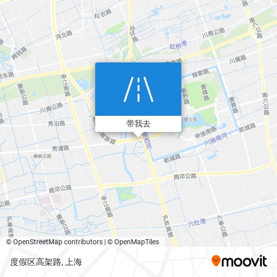 度假区高架路地图