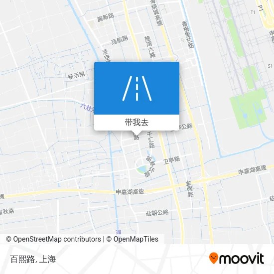 百熙路地图