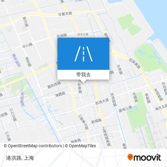 港洪路地图