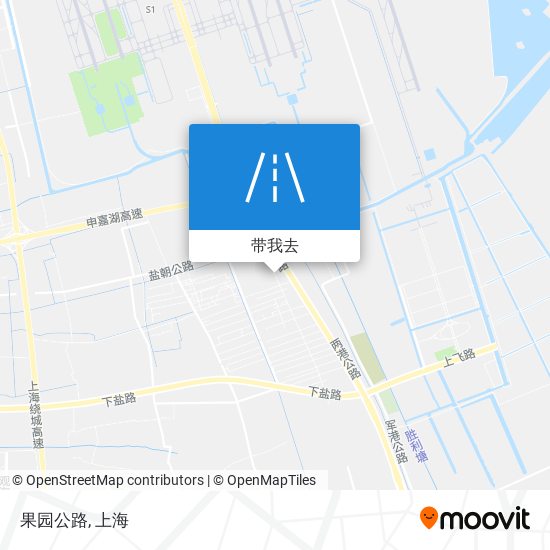 果园公路地图