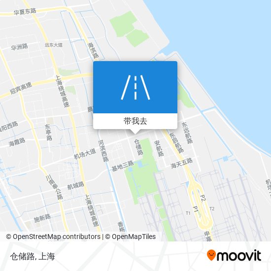 仓储路地图