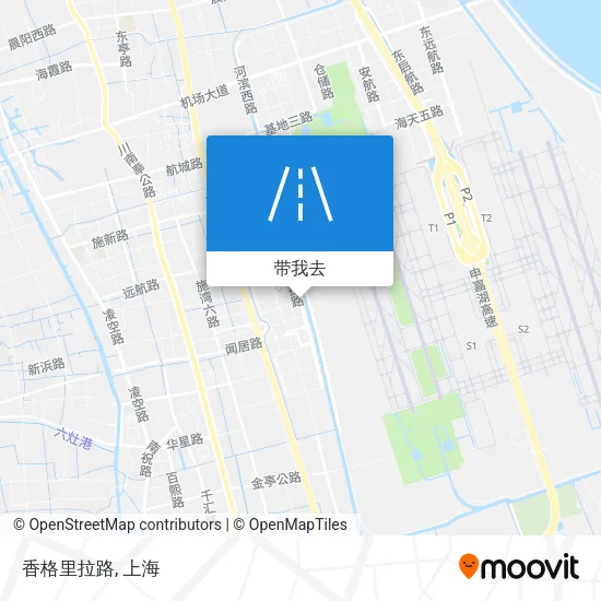 香格里拉路地图