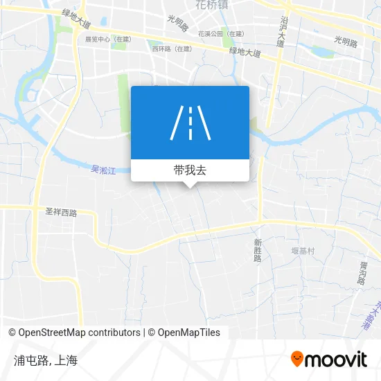 浦屯路地图