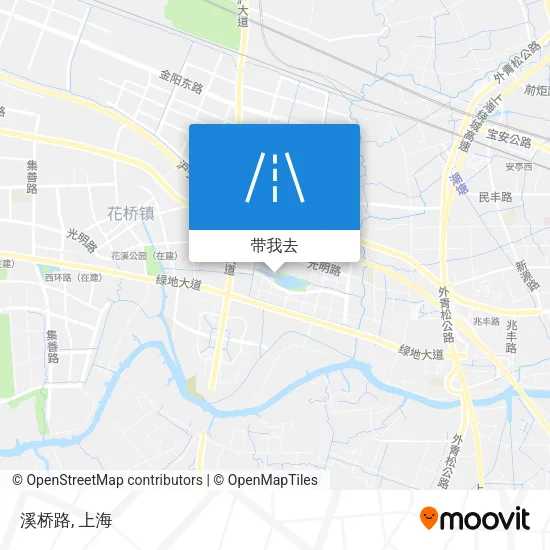 溪桥路地图