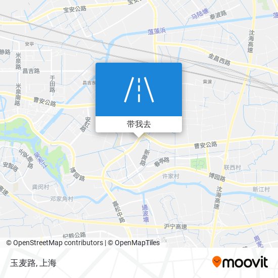 玉麦路地图