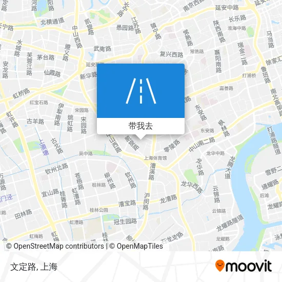 文定路地图