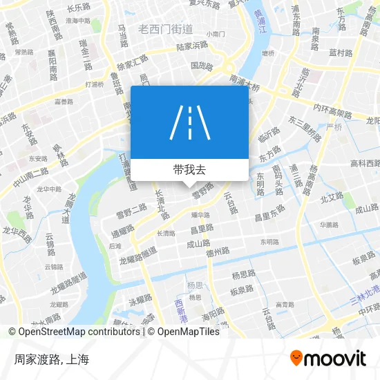 周家渡路地图