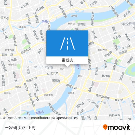 王家码头路地图