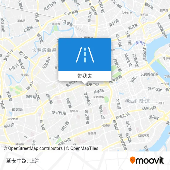 延安中路地图